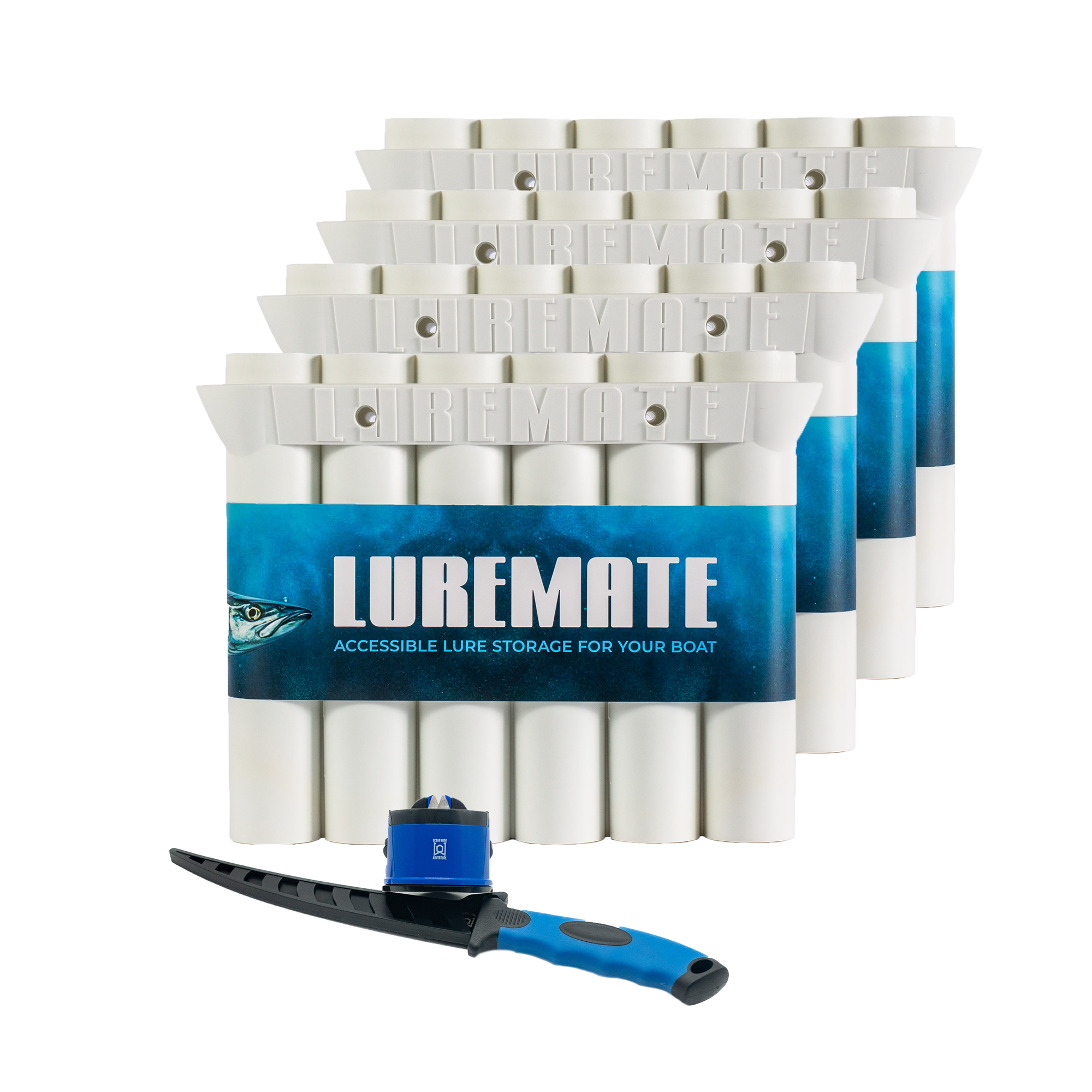 4x LureMate Bundle - Save 20% on LureMates + FREE Knife & Knife Sharpener